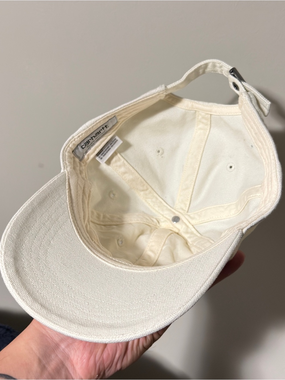 Carhartt WIP cream heart hat - Picture 3 of 5